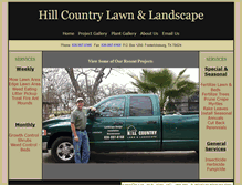 Tablet Screenshot of hillcountrylandscapes.com